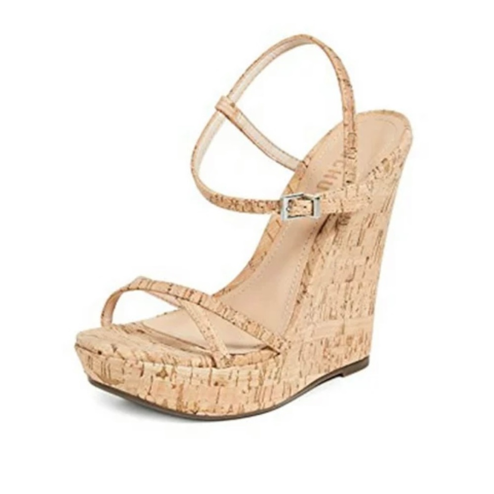 Schutz platform cork wedges